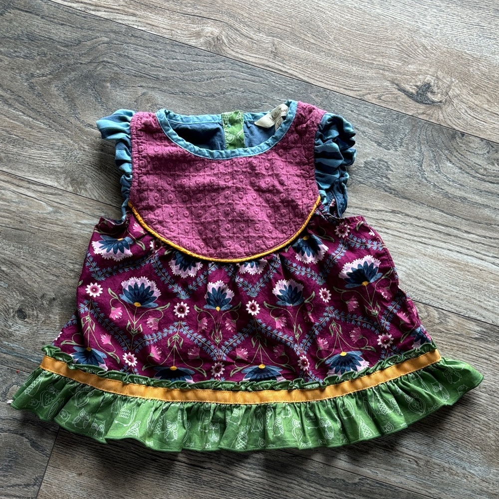 Matilda Jane Pink and Green Floral tank top